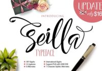 Seilla Script Font - Featured Image