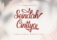Seindah Cinttya Font - Featured Image