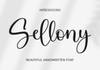 Sellony Font - Featured Image