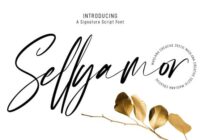 Sellyamor Script Font - Featured Image