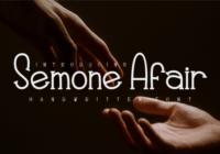 Semone Afair Font - Featured Image