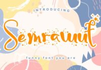 Semrawut Font - Featured Image