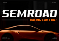 Semroad Font - Featured Image