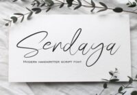 Sendaya Font - Featured Image