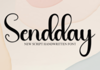 Sendday Font - Featured Image