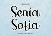 Senia Sofia Font - Featured Image