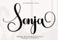 Senja Font - Featured Image
