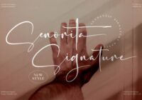 Senorita Signature Font - Featured Image