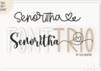 Senoritha Font - Featured Image