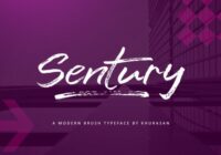 Sentury Font - Featured Image