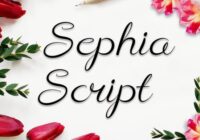 Sephia Script Font - Featured Image