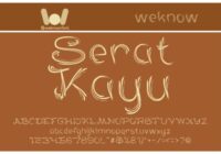 Serat Kayu Font - Featured Image