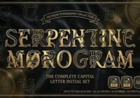 Serpentine Monogram Font - Featured Image