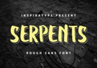 Serpents Font - Featured Image