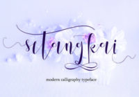 Setangkai Script Font - Featured Image