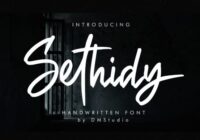 Sethidy Font - Featured Image
