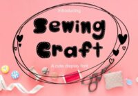 Sewing Craft Font - Featured Image