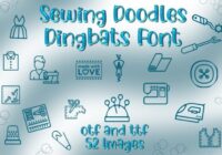 Sewing Doodles Font - Featured Image