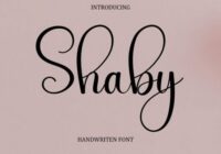 Shaby Font - Featured Image