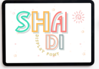 Shadi Font - Featured Image