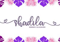 Shadila Font - Featured Image