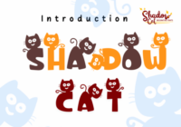 Shadow Cat Font - Featured Image