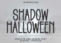 Shadow Halloween Font - Featured Image
