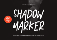 Shadow Marker Font - Featured Image