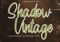 Shadow Vintage Font - Featured Image