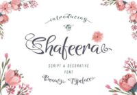 Shafeera Font - Featured Image