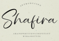 Shafira Font - Featured Image