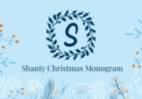 Shanty Christmas Monogram Font - Featured Image