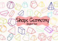 Shape Geometry Font - Featured Image