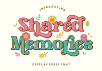 Shared Memories Font - Featured Image