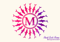 Shark Circle Frame Monogram Font - Featured Image