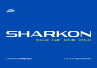 Sharkon Font - Featured Image