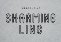 Sharmine Line Font - Featured Image