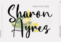 Sharon Ayres Font - Featured Image