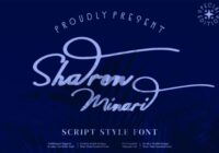 Sharon Minari Font - Featured Image