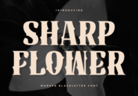Sharp Flower Font - Featured Image