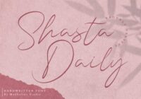 Shasta Daily Font - Featured Image