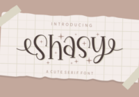 Shasy Font - Featured Image