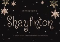 Shayfinton Font - Featured Image
