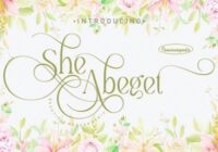 She Abeget Font - Featured Image