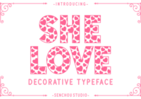 She Love Font - Featured Image