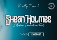 Shean Holmes Font - Featured Image