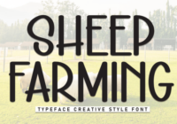 Sheep Farming Font - Featured Image