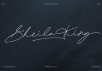 Sheila King Font - Featured Image