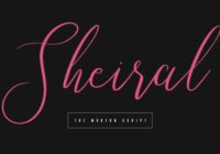 Sheiral Font - Featured Image