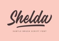 Shelda Font - Featured Image